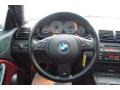 2002 BMW M3 Imola Red Interior Steering Wheel Photo