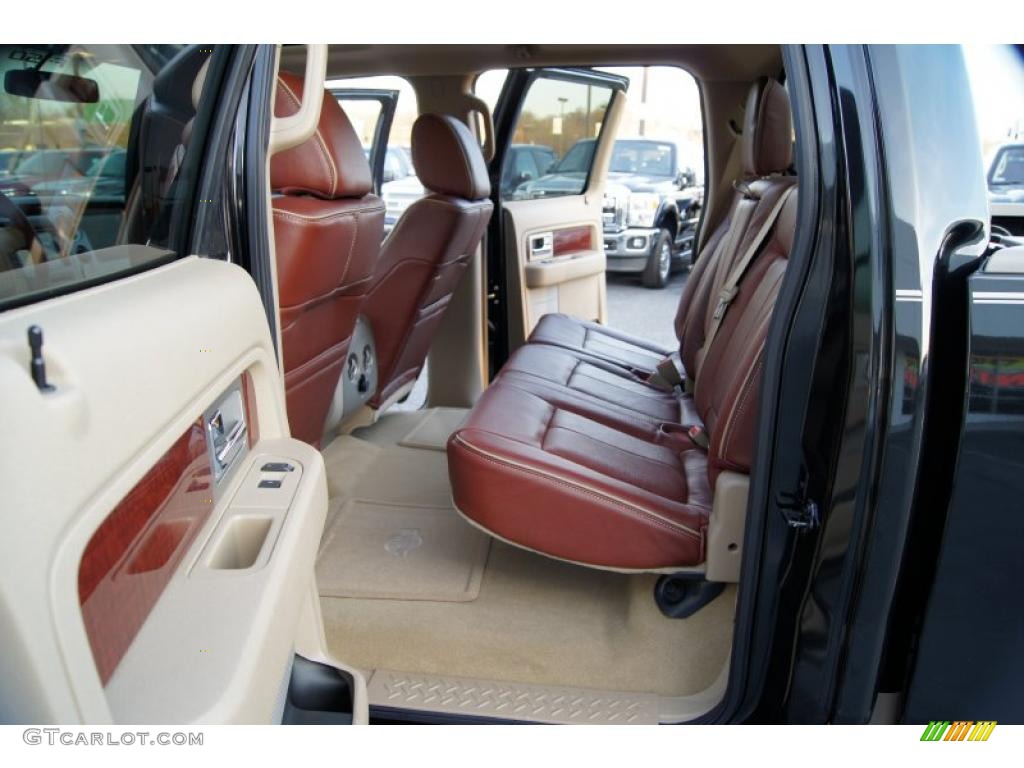 2010 F150 King Ranch SuperCrew 4x4 - Tuxedo Black / Chapparal Leather photo #10