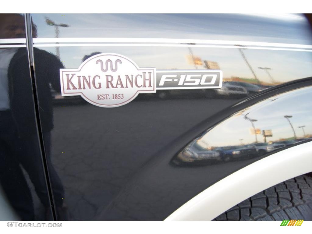 2010 F150 King Ranch SuperCrew 4x4 - Tuxedo Black / Chapparal Leather photo #14