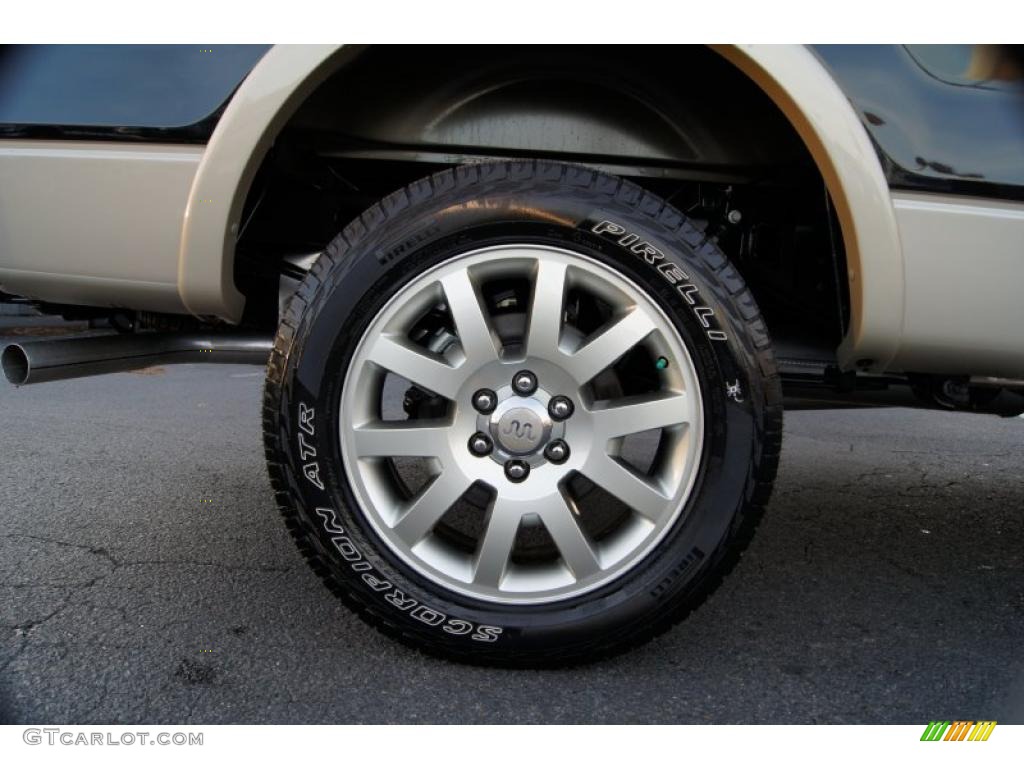 2010 F150 King Ranch SuperCrew 4x4 - Tuxedo Black / Chapparal Leather photo #16