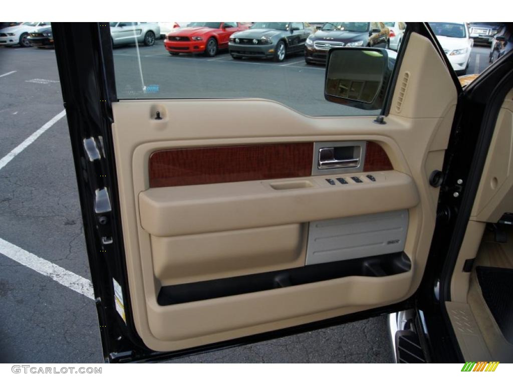 2010 F150 King Ranch SuperCrew 4x4 - Tuxedo Black / Chapparal Leather photo #27