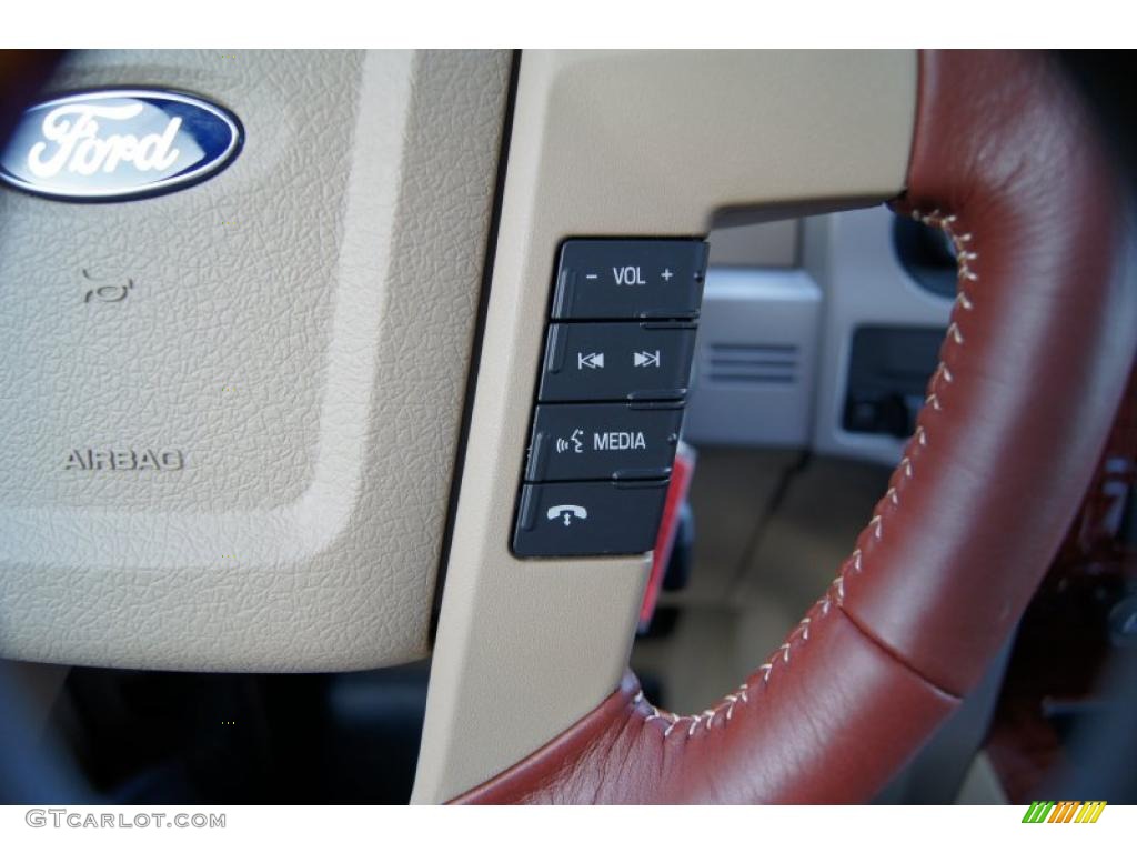 2010 F150 King Ranch SuperCrew 4x4 - Tuxedo Black / Chapparal Leather photo #33