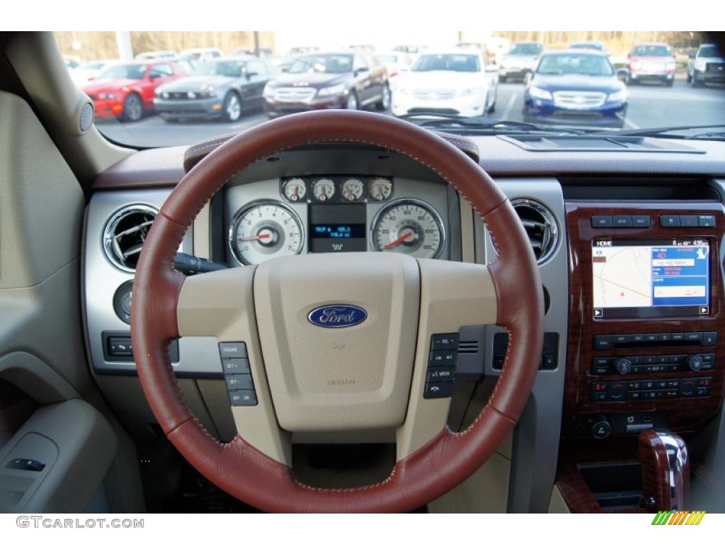 2010 F150 King Ranch SuperCrew 4x4 - Tuxedo Black / Chapparal Leather photo #34