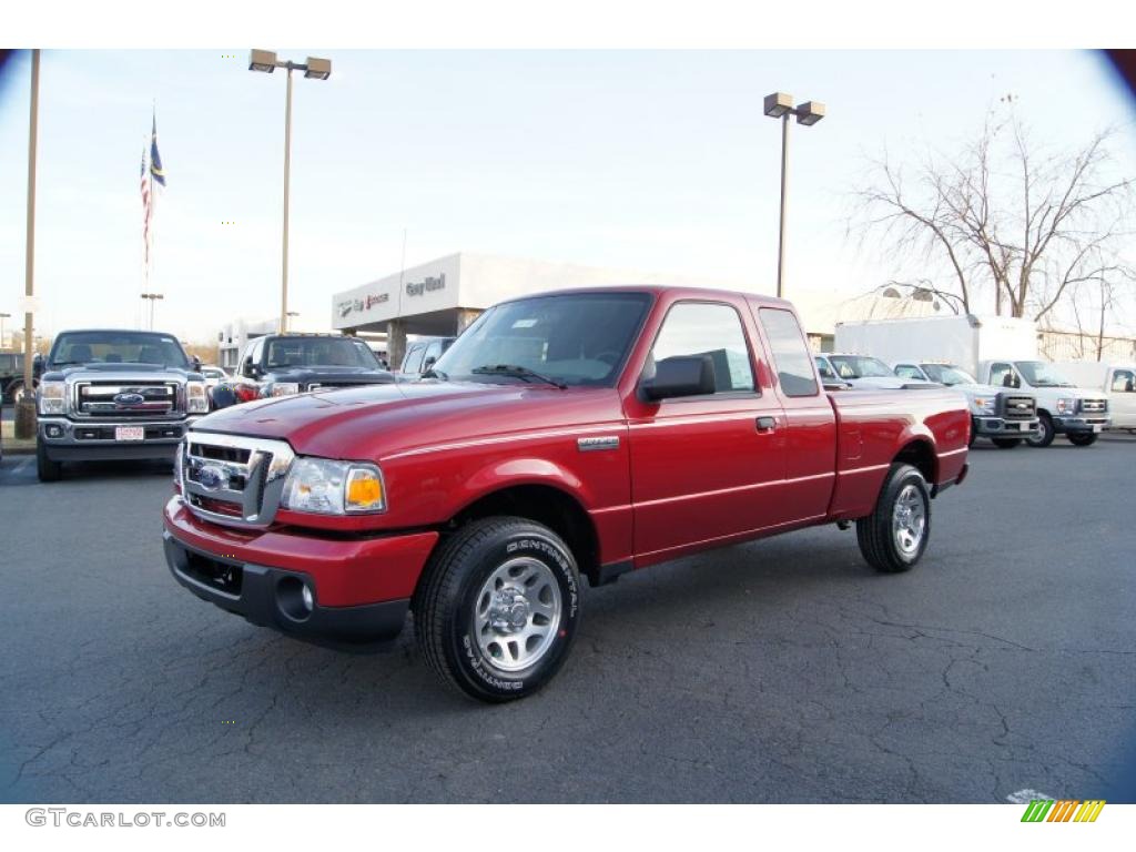 Redfire Metallic 2011 Ford Ranger XLT SuperCab Exterior Photo #41638527