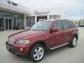 2009 Vermillion Red Metallic BMW X5 xDrive35d  photo #1