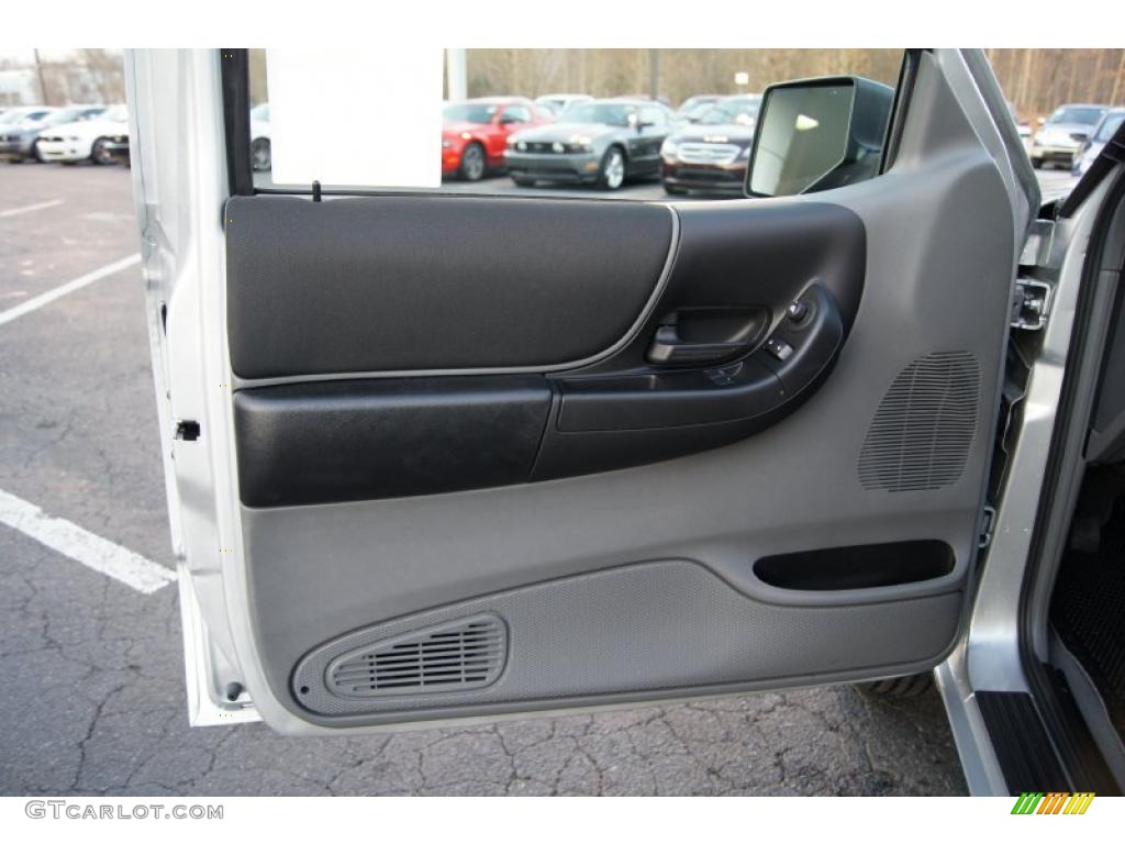 2011 Ford Ranger XLT SuperCab Medium Dark Flint Door Panel Photo #41639647
