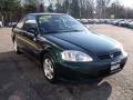 2000 Clover Green Pearl Honda Civic EX Coupe  photo #2