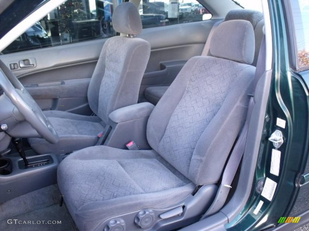 Gray Interior 2000 Honda Civic EX Coupe Photo #41640043