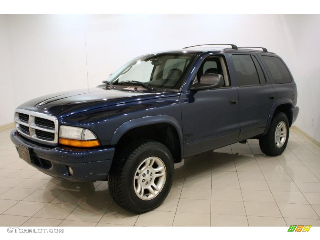 Patriot Blue Pearlcoat 2003 Dodge Durango SLT 4x4 Exterior Photo #41640319