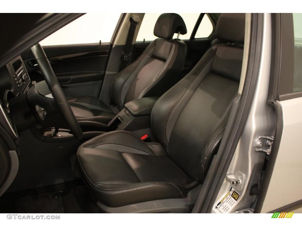 Black/Gray Interior 2007 Saab 9-3 2.0T Sport Sedan Photo #41640659