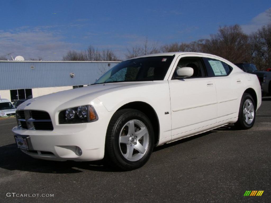 2010 Charger SXT - Stone White / Dark Slate Gray photo #1