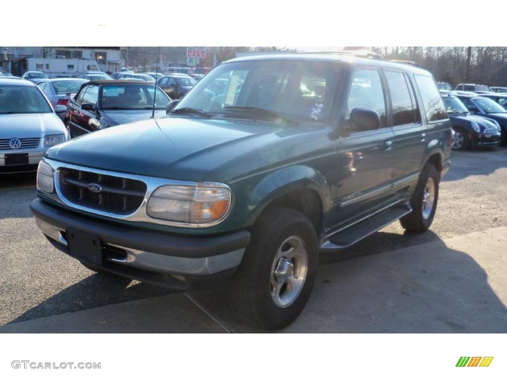1998 Explorer XLT 4x4 - Pacific Green Metallic / Medium Graphite photo #3