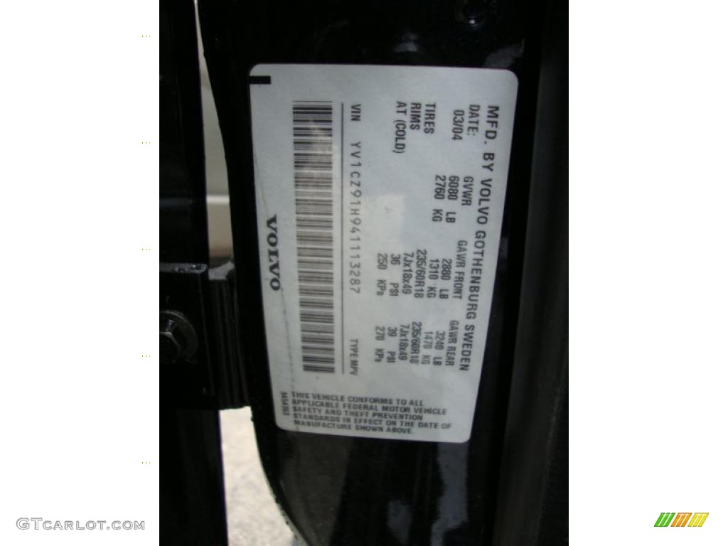 2004 XC90 T6 AWD - Black / Taupe photo #52