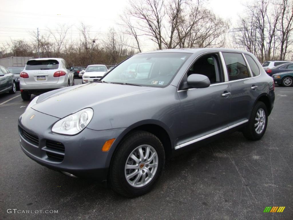 Titanium Metallic 2004 Porsche Cayenne Tiptronic Exterior Photo #41644999