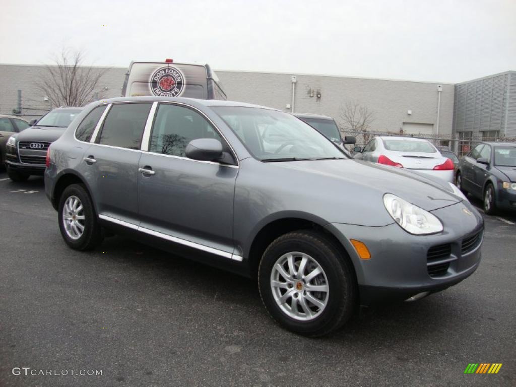 Titanium Metallic 2004 Porsche Cayenne Tiptronic Exterior Photo #41645067