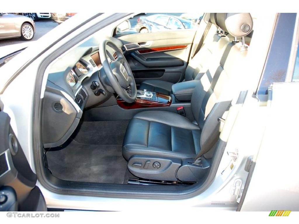Black Interior 2008 Audi A6 3.2 quattro Avant Photo #41647943