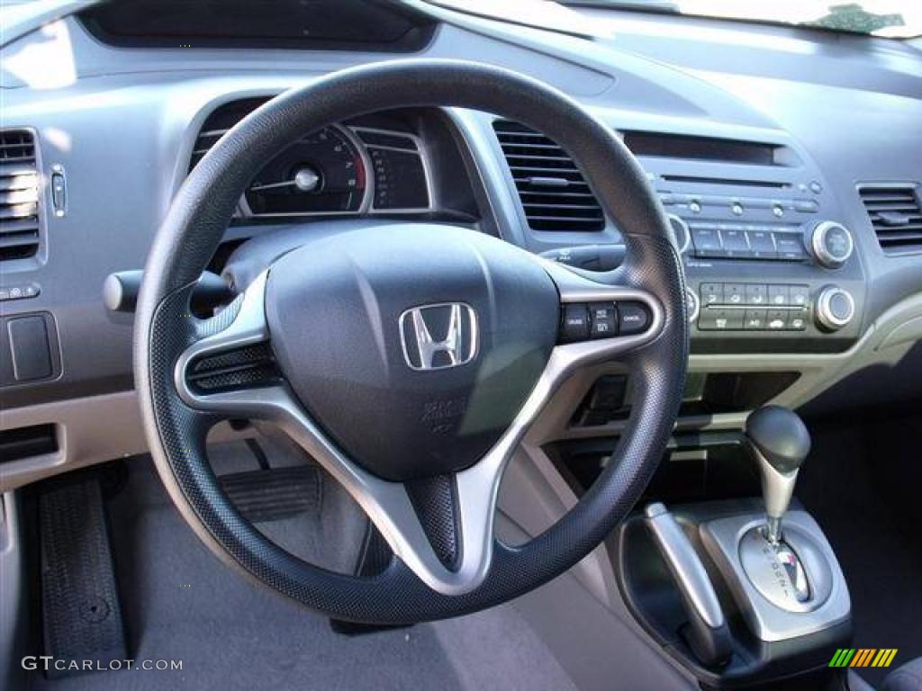 Gray Interior 2009 Honda Civic LX Coupe Photo #41648811