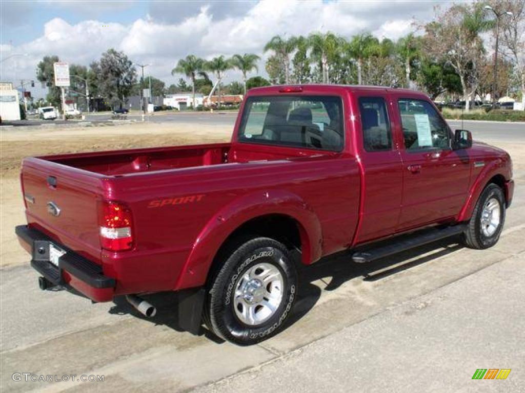Redfire Metallic 2009 Ford Ranger Sport SuperCab Exterior Photo #41649091