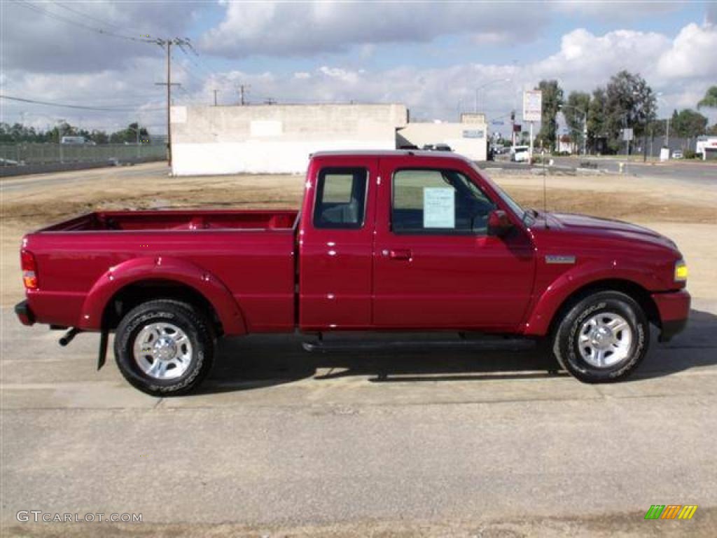 Redfire Metallic 2009 Ford Ranger Sport SuperCab Exterior Photo #41649104