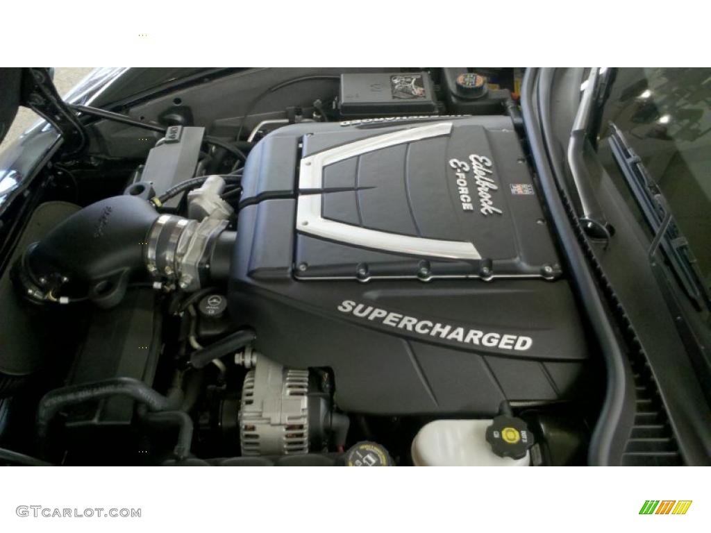 2008 Chevrolet Corvette Convertible 6.2 Liter Edelbrock Supercharged OHV 16-Valve LS3 V8 Engine Photo #41649235