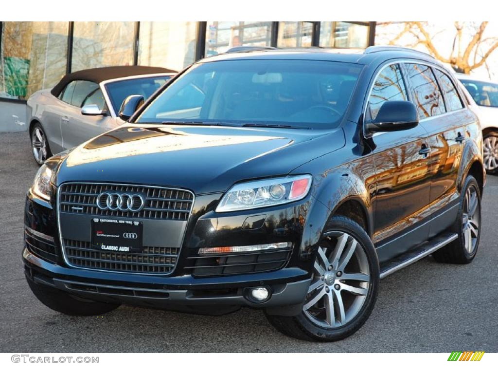 Phantom Black Pearl Effect 2009 Audi Q7 4.2 Prestige quattro Exterior Photo #41649355