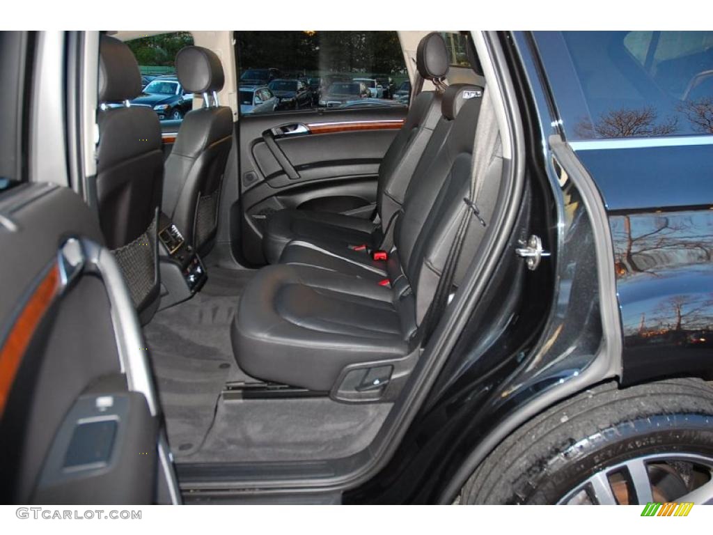 Black Interior 2009 Audi Q7 4.2 Prestige quattro Photo #41649679