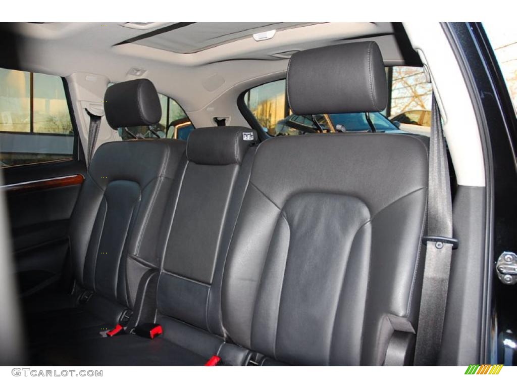 Black Interior 2009 Audi Q7 4.2 Prestige quattro Photo #41649691