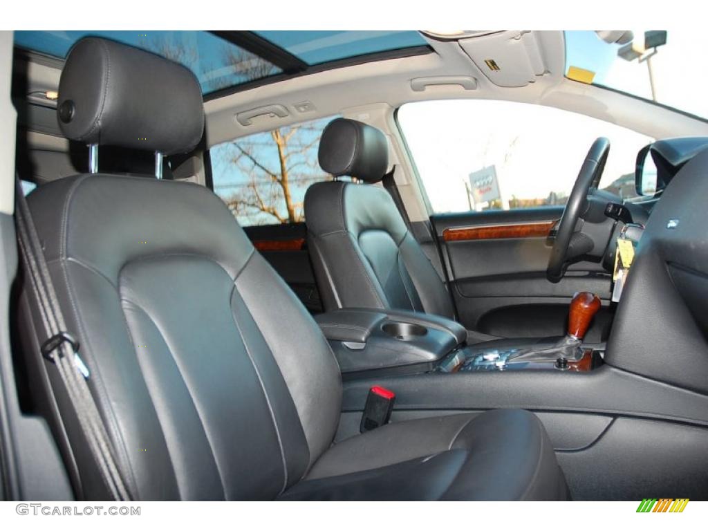 Black Interior 2009 Audi Q7 4.2 Prestige quattro Photo #41649847