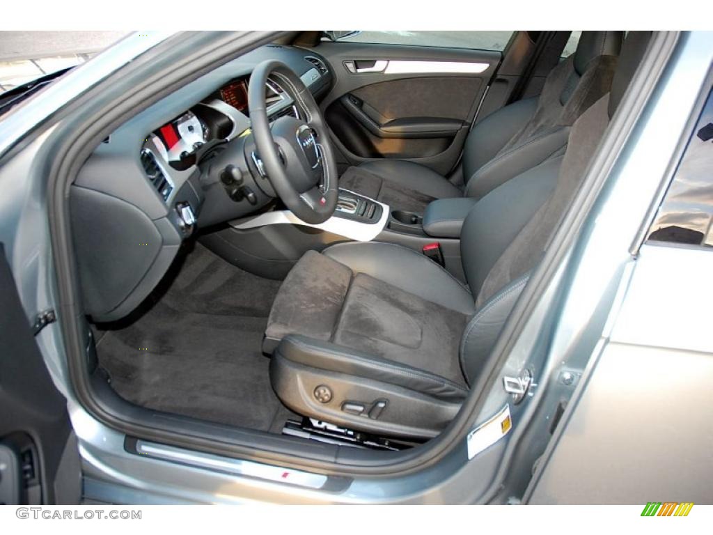 Black Interior 2010 Audi S4 3.0 quattro Sedan Photo #41650487