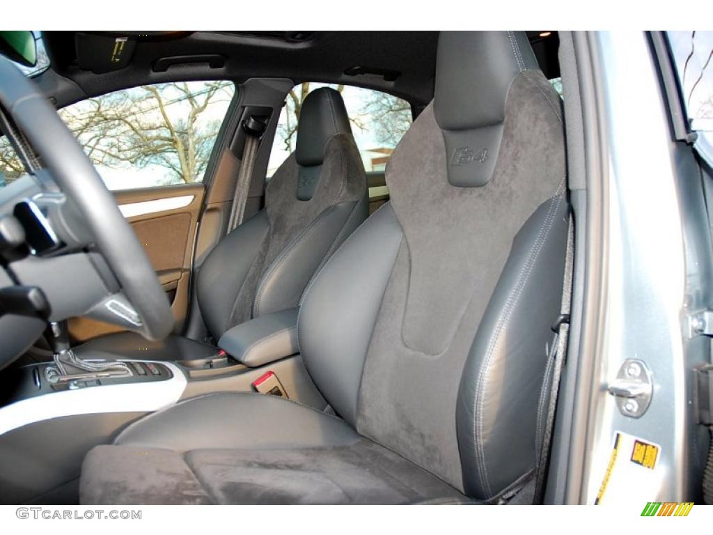 Black Interior 2010 Audi S4 3.0 quattro Sedan Photo #41650516