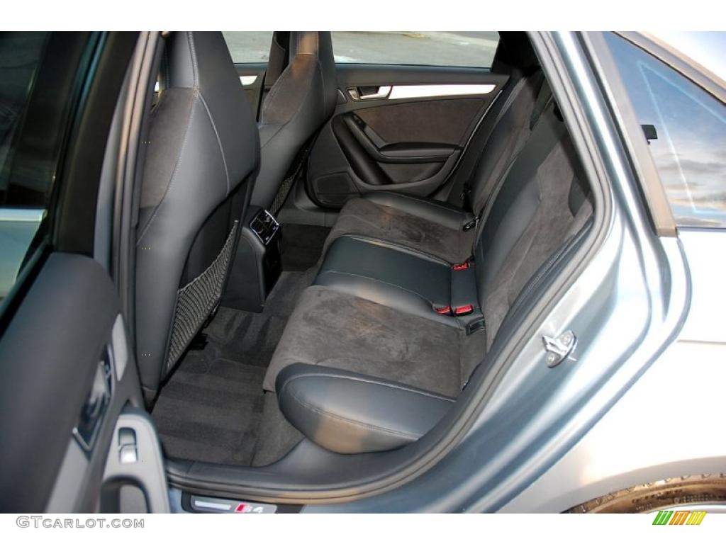 Black Interior 2010 Audi S4 3.0 quattro Sedan Photo #41650567