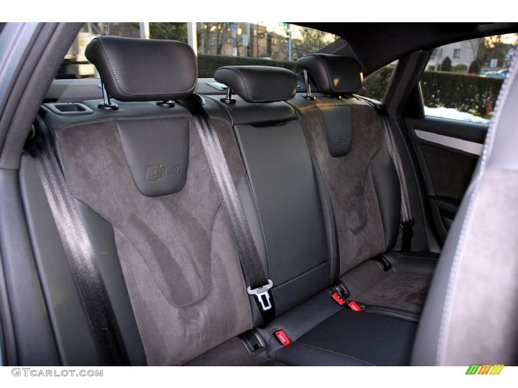 Black Interior 2010 Audi S4 3.0 quattro Sedan Photo #41650631