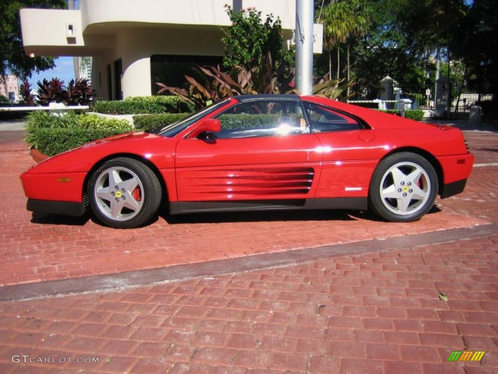 1990 348 TS - Rosso Corsa (Red) / Tan photo #6