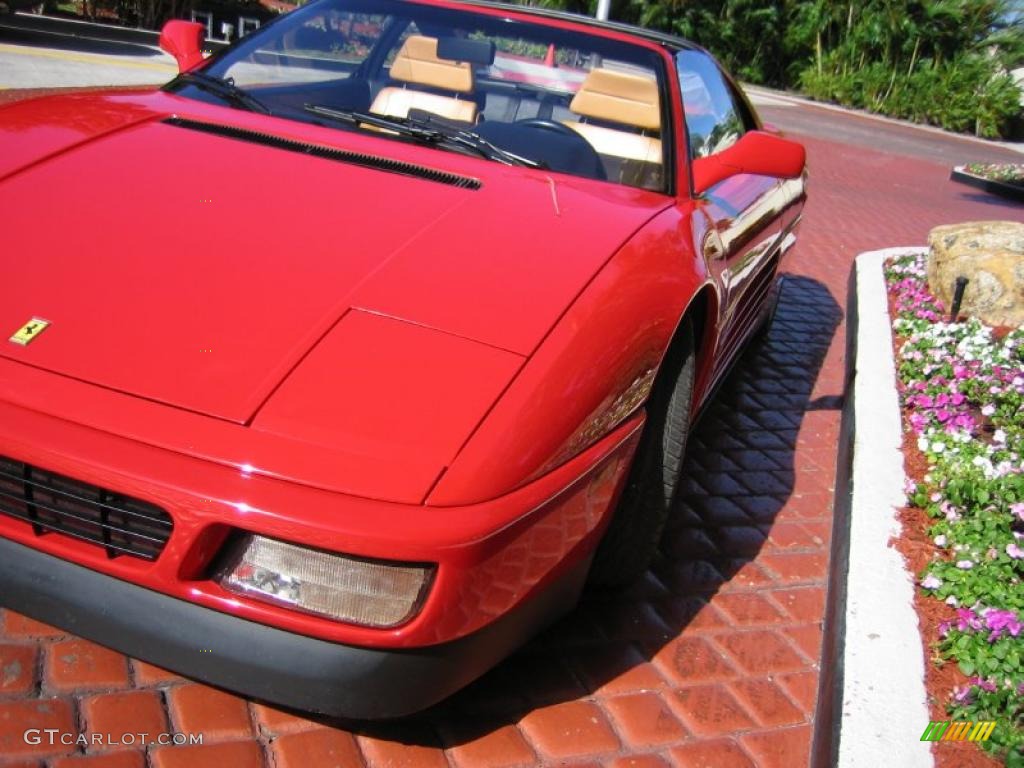 1990 348 TS - Rosso Corsa (Red) / Tan photo #10