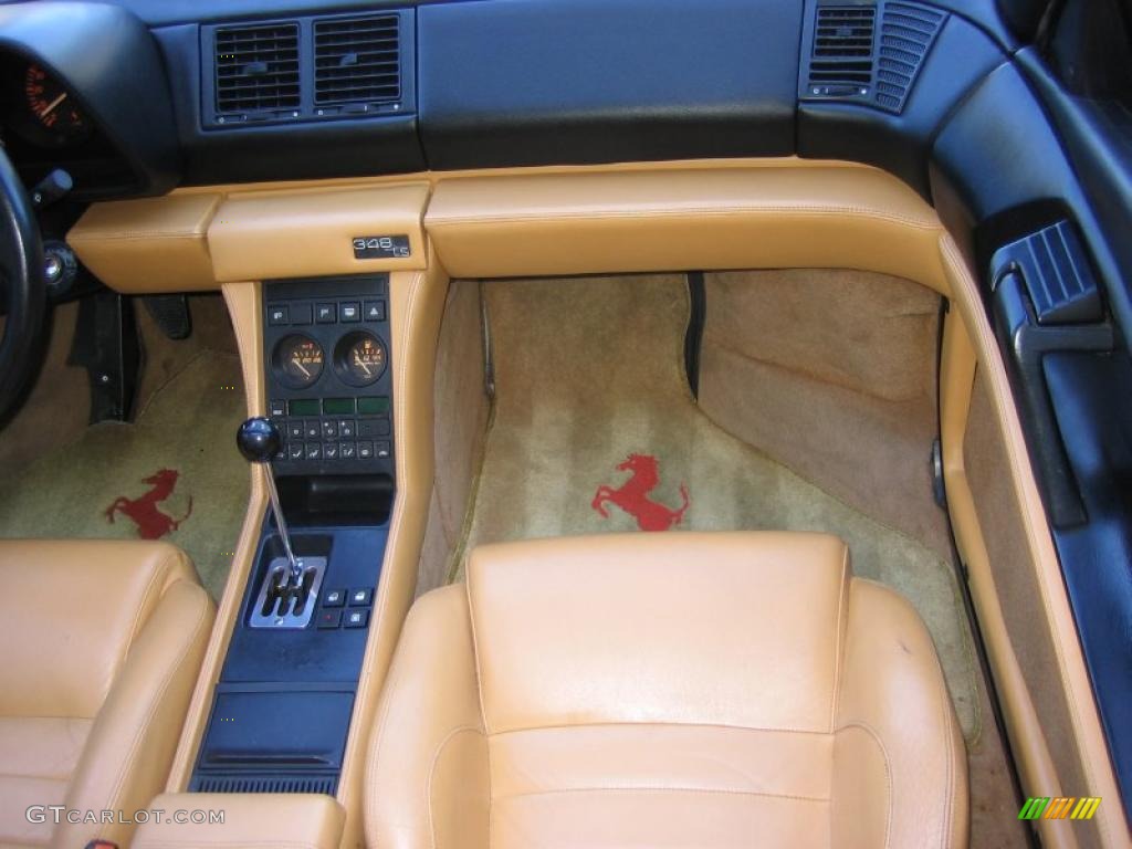 Tan Interior 1990 Ferrari 348 TS Photo #41652568