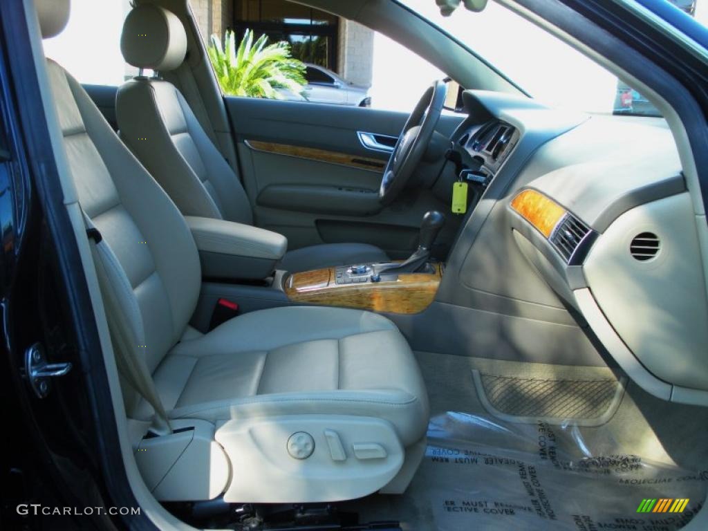 2006 A6 3.2 Sedan - Night Blue Pearl / Beige photo #16