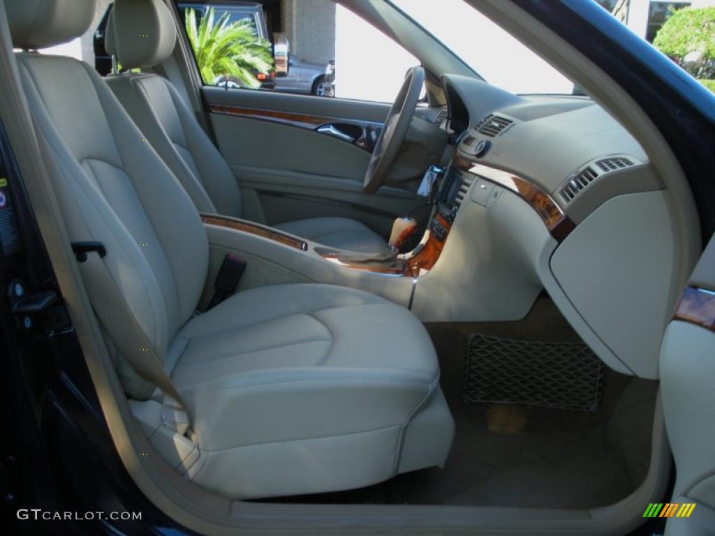 2008 E 350 Sedan - Capri Blue Metallic / Cashmere photo #15