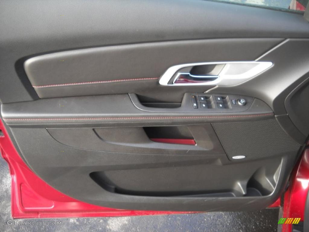 2011 GMC Terrain SLE AWD Jet Black Door Panel Photo #41654299