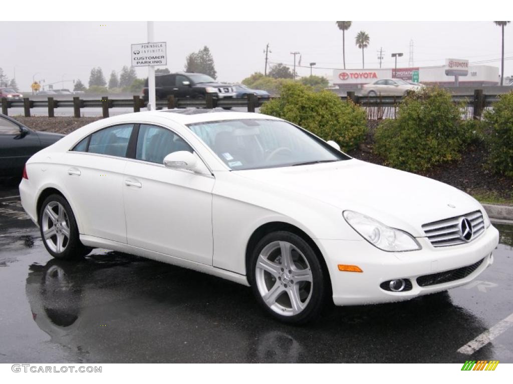 Arctic White Mercedes-Benz CLS