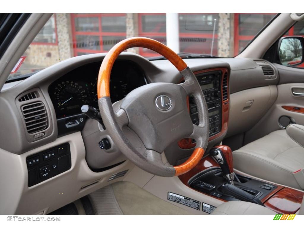 Ivory Interior 2001 Lexus LX 470 Photo #41655427