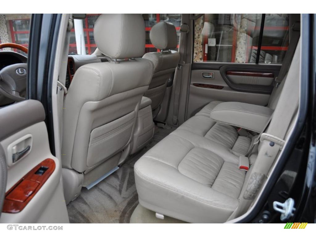 Ivory Interior 2001 Lexus LX 470 Photo #41655487