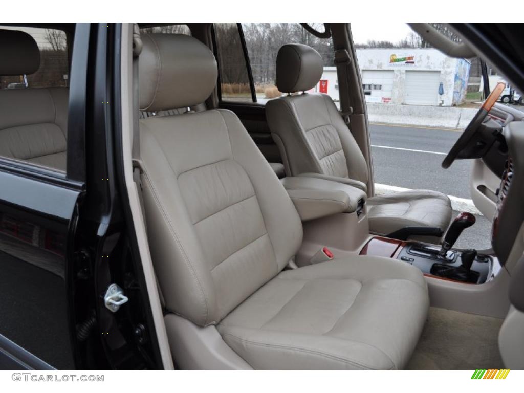 Ivory Interior 2001 Lexus LX 470 Photo #41655567