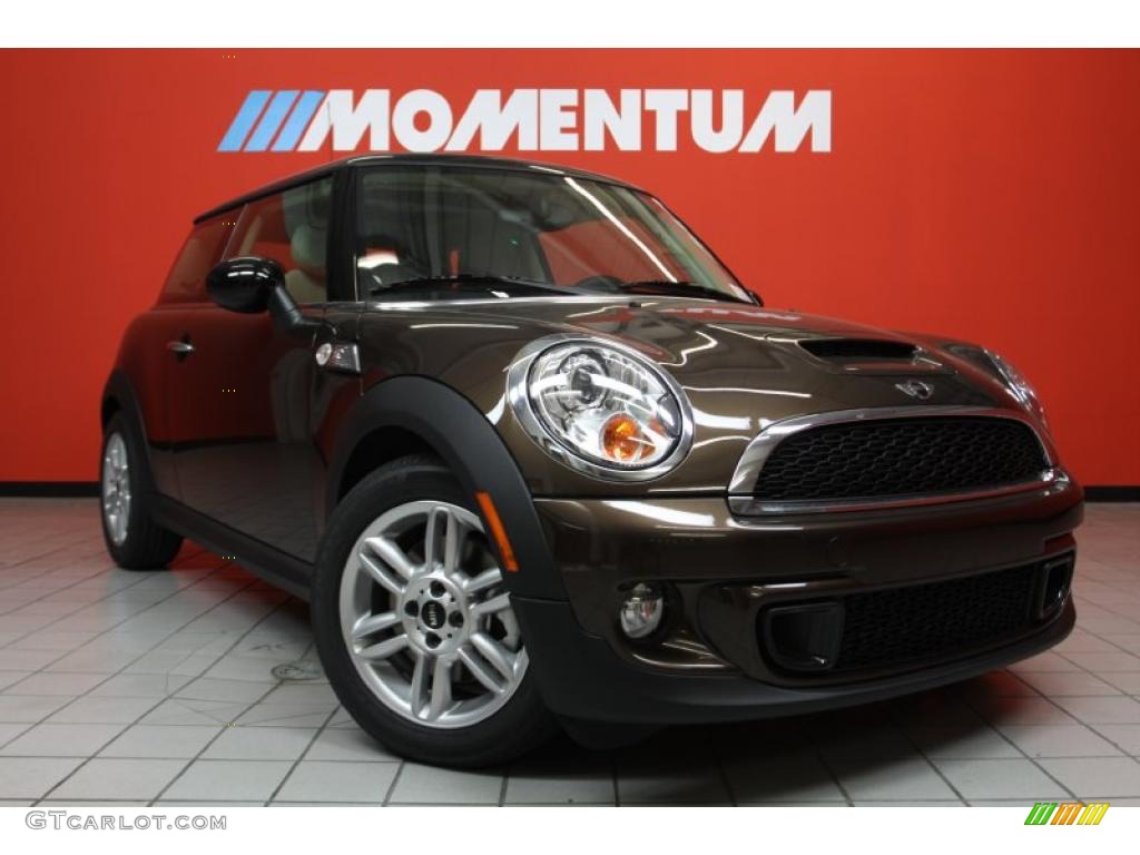 2011 Cooper S Hardtop - Hot Chocolate Metallic / Gravity Polar Beige Leather photo #1