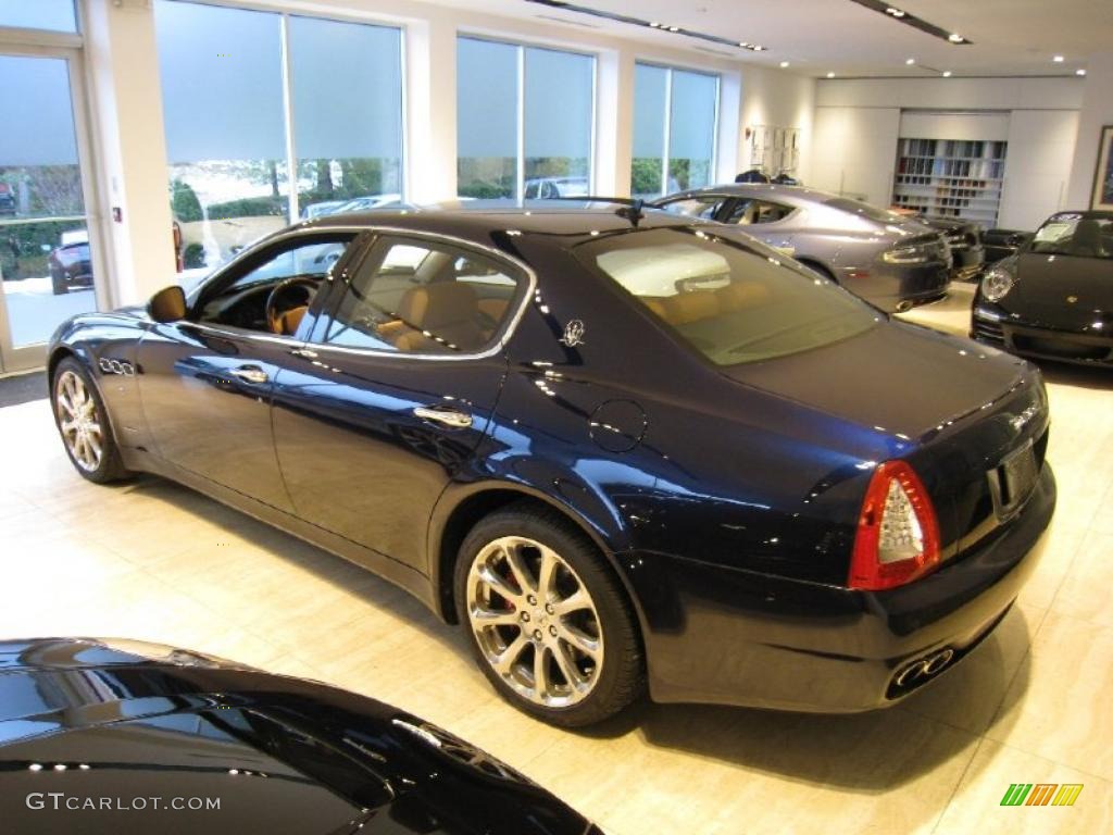 2009 Quattroporte S - Blu Oceano (Blue) / Cuoio photo #4