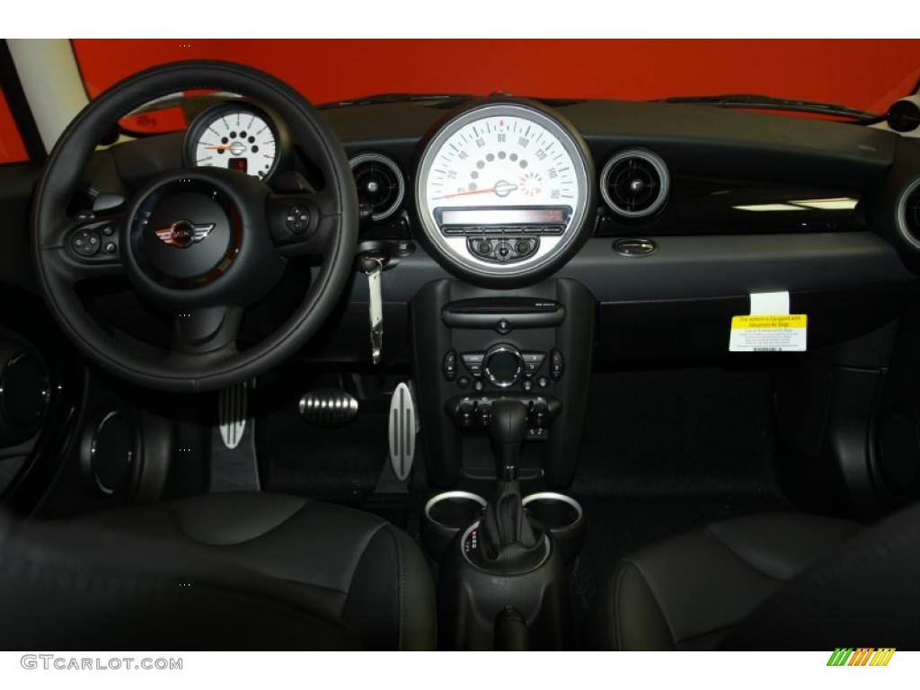 2011 Mini Cooper S Hardtop Carbon Black Dashboard Photo #41656527