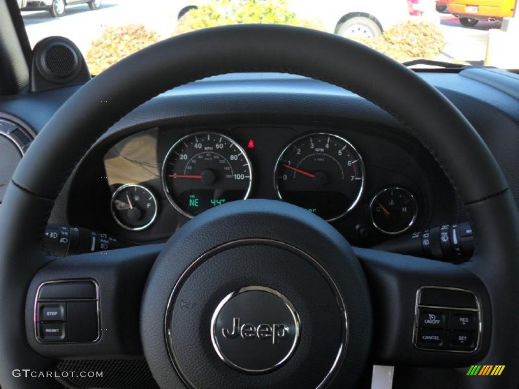 2011 Wrangler Sport S 4x4 - Black / Black photo #14