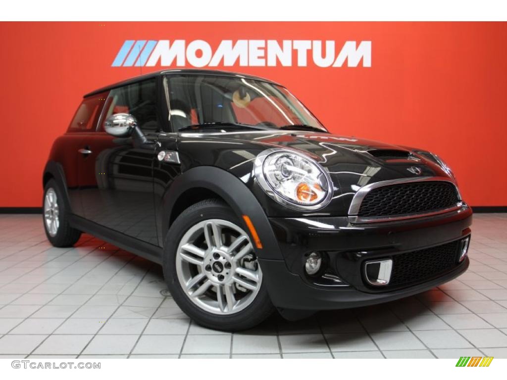 2011 Cooper S Hardtop - Midnight Black Metallic / Carbon Black photo #1