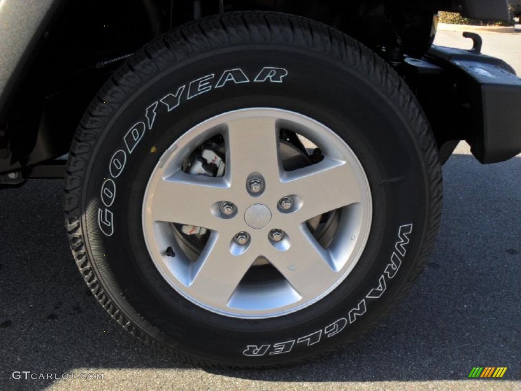 2011 Wrangler Sport S 4x4 - Black / Black photo #23