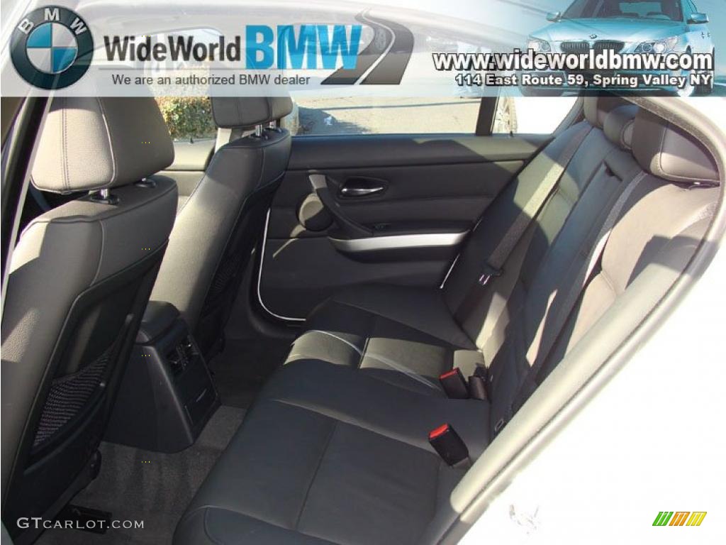 2008 3 Series 335xi Sedan - Alpine White / Black photo #8