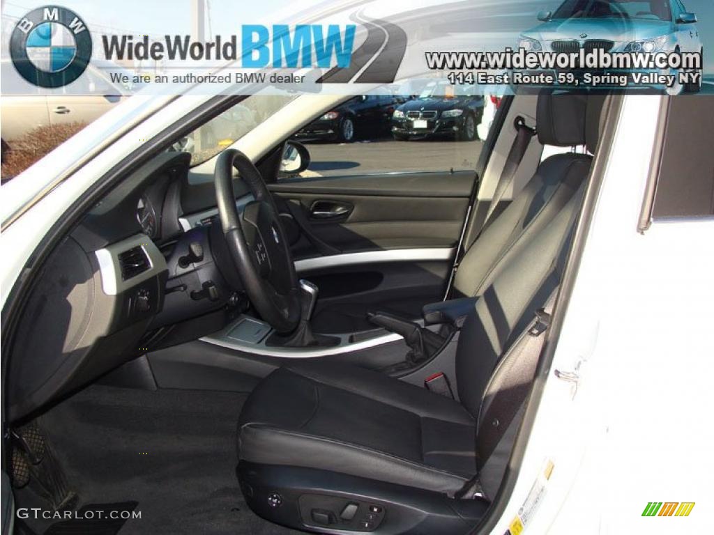 2008 3 Series 335xi Sedan - Alpine White / Black photo #10